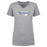 Sup Dogs Women's V-Neck T-Shirt | 500 LEVEL